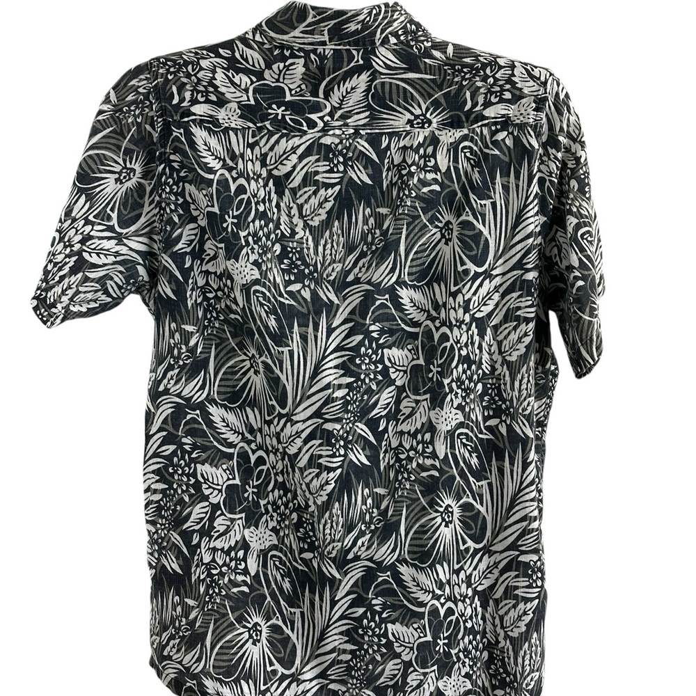 Jonathan Martin Tropical Floral Button-Up – 90s Island Core Aesthetic (Medium)